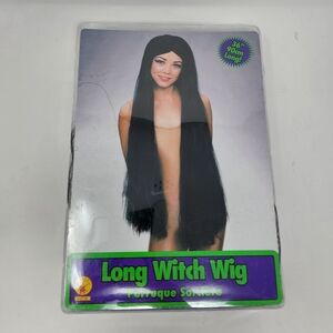 Long Black Witch Wig